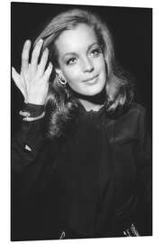 Magnettafel Romy Schneider, Filmpremiere "Das Mädchen und der Mörder", 1970