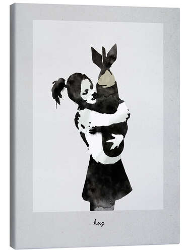 Canvas print Banksy - Tight Hug