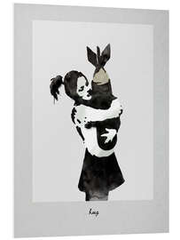 PVC print Banksy - Tight Hug