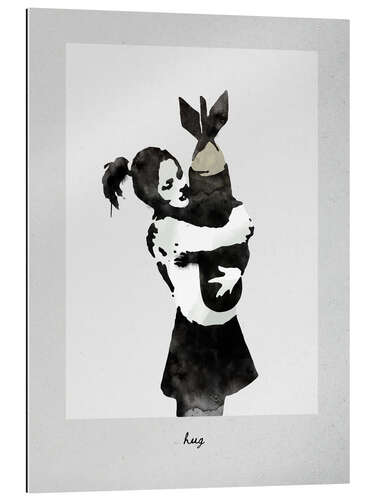 Tableau en plexi-alu Banksy - Tight Hug