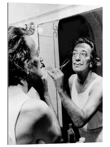 Galleritryck Salvador Dali, Cutting his Mustache, 1964