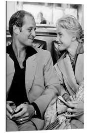 Alubild Maria Schell und Ehemann Horst Haechler, 1957