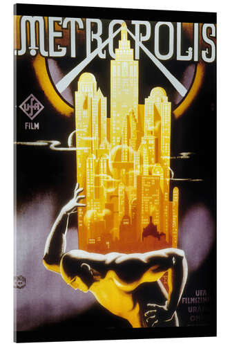 Acrylic print Movie Poster "Metropolis", 1927