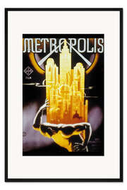 Gerahmter Kunstdruck Filmplakat "Metropolis", 1927