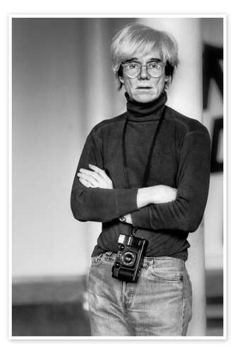 Poster Andy Warhol, London, 1984