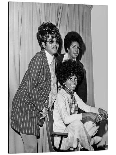 Aluminium print The Supremes, 1968