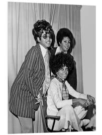 Foam board print The Supremes, 1968