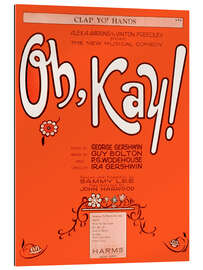 Gallery print Musical Poster &quot;Oh Kay&quot;, George Gershwin