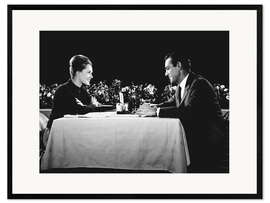 Kunsttryk i ramme Sean Connery and Tippi Hedren, Marnie, 1964