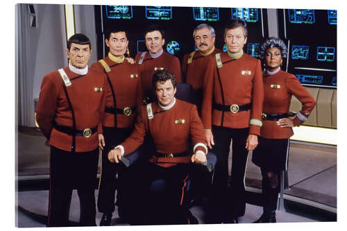 Acrylglasbild Team, Star Trek V: Star Trek V: Am Rande des Universums, 1989