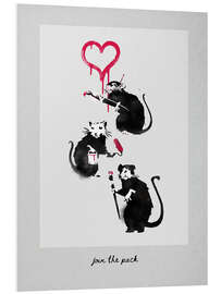 Tableau en PVC Banksy - Rats