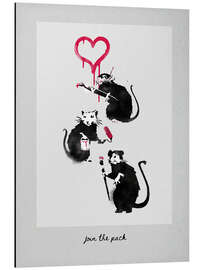 Magnettafel Banksy - Rats