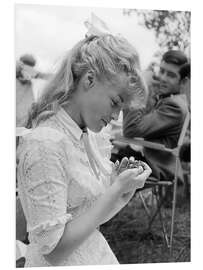 Foam board print Romy Schneider, Christine, 1958