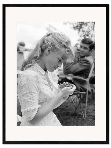 Impresión de arte enmarcada Romy Schneider, Christine, 1958