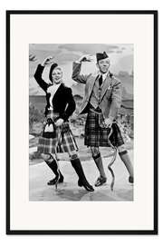 Gerahmter Kunstdruck Ginger Rogers und Fred Astaire, Tänzer vom Broadway, 1949