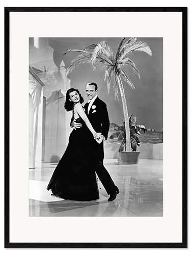 Ingelijste kunstdruk Rita Hayworth And Fred Astaire, You Were Never Lovelier, 1942