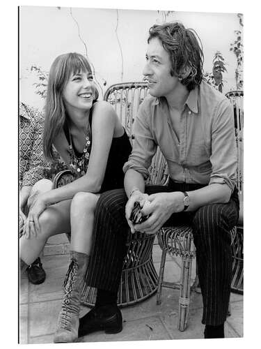 Gallery print Jane Birkin and Serge Gainsbourg, 1970