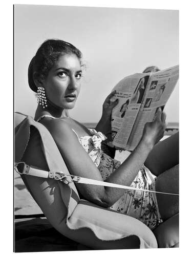 Gallery print Maria Callas, Venice, 1950