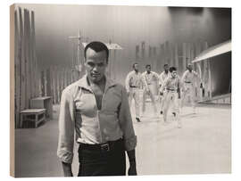 Holzbild Harry Belafonte on set of TV special, 1959