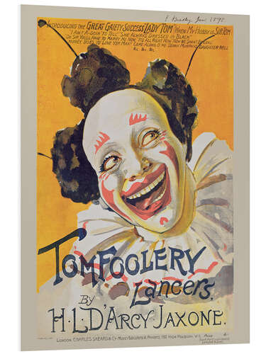 Cuadro de PVC Musical Cover, Tom Foolery Lancers, 1898