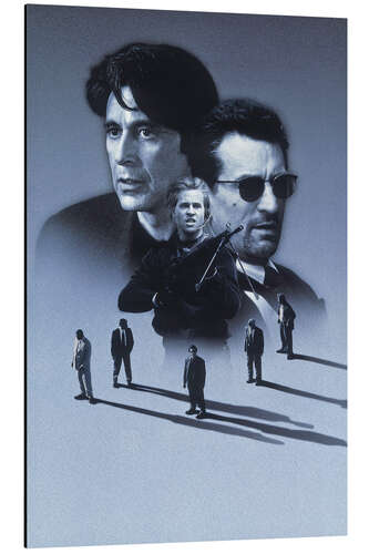 Aluminium print Al Pacino and Robert de Niro, Heat, 1995