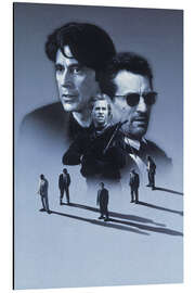 Aluminium print Al Pacino and Robert de Niro, Heat, 1995