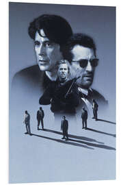 Hartschaumbild Al Pacino und Robert de Niro, Heat, 1995