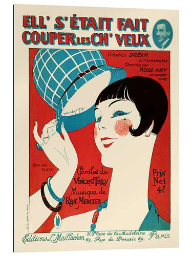 Gallery print Cover for the music score, 'She had her hair cut', 1924