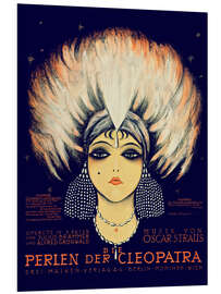 Foam board print Score from "The Pearls of Cleopatra", operetta by Oscar Straus, 1923