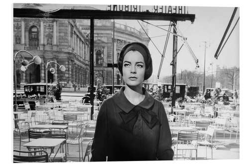 Foam board print 'The Cardinal' with Romy Schneider, 1963