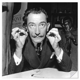 Naklejka na ścianę Painter Salvador Dali