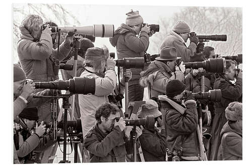 PVC-taulu Photojournalists document a spy swap in West Berlin, 1986