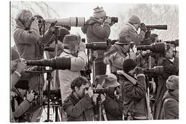 Tableau en plexi-alu Photojournalists document a spy swap in West Berlin, 1986