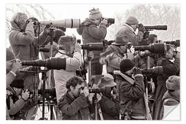 Wall sticker Photojournalists document a spy swap in West Berlin, 1986