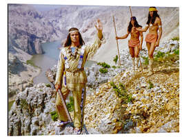 Aluminium print Pierre Brice (Winnetou), The Treasure In The Silver Lake