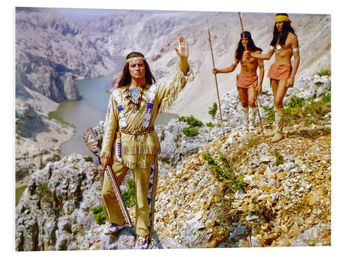 PVC-taulu Pierre Brice (Winnetou), The Treasure In The Silver Lake