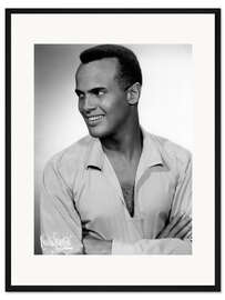 Gerahmter Kunstdruck Harry Belafonte