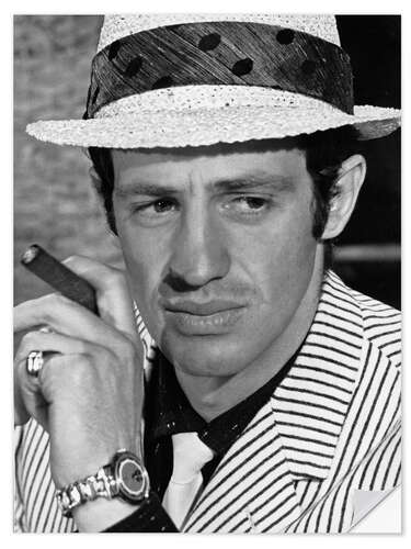 Naklejka na ścianę Jean-Paul Belmondo, La Chasse A L'Homme, 1964