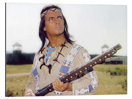 Magnettafel Pierre Brice (Winnetou), 'Old Shatterhand', 1964