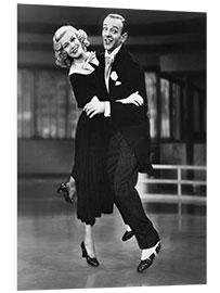 Cuadro de PVC Ginger Rogers and Fred Astaire