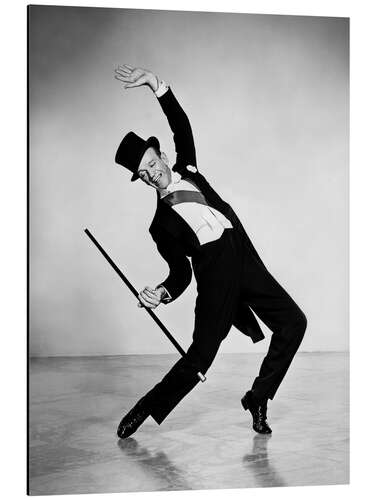 Aluminium print Fred Astaire, Silk Stockings Musical, 1957