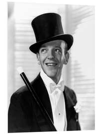 Foam board print Fred Astaire, Top Hat, 1935