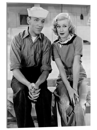 Tableau en plexi-alu Fred Astaire and Ginger Rogers