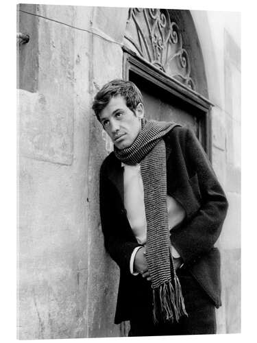 Akrylglastavla Jean-Paul Belmondo, 'The Lovemakers', 1961