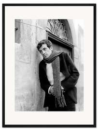 Gerahmter Kunstdruck Jean-Paul Belmondo, 'Das Haus in der Via Roma', 1961