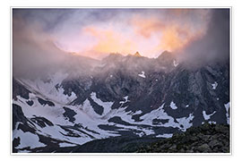 Póster Alps twilight