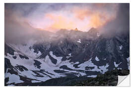 Adesivo murale Alps twilight