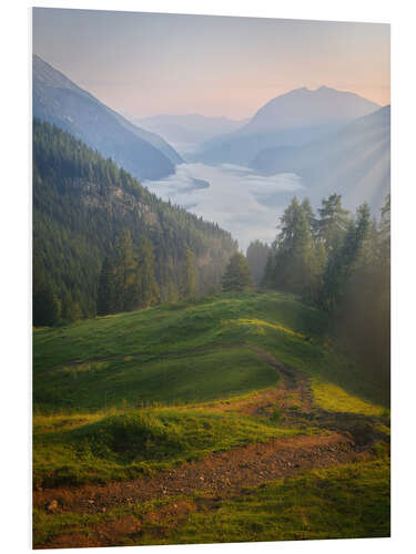 Foam board print Hiking happiness