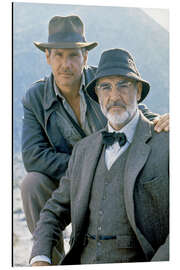 Cuadro de aluminio Indiana Jones: Harrison Ford and Sean Connery