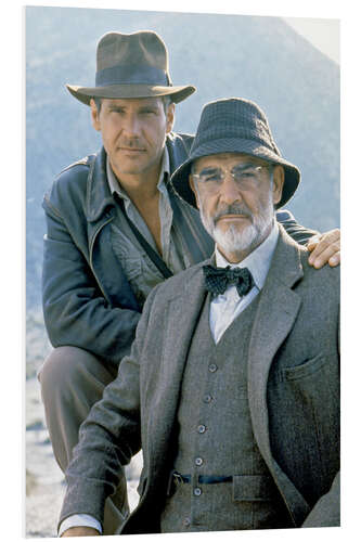 PVC-taulu Indiana Jones: Harrison Ford and Sean Connery